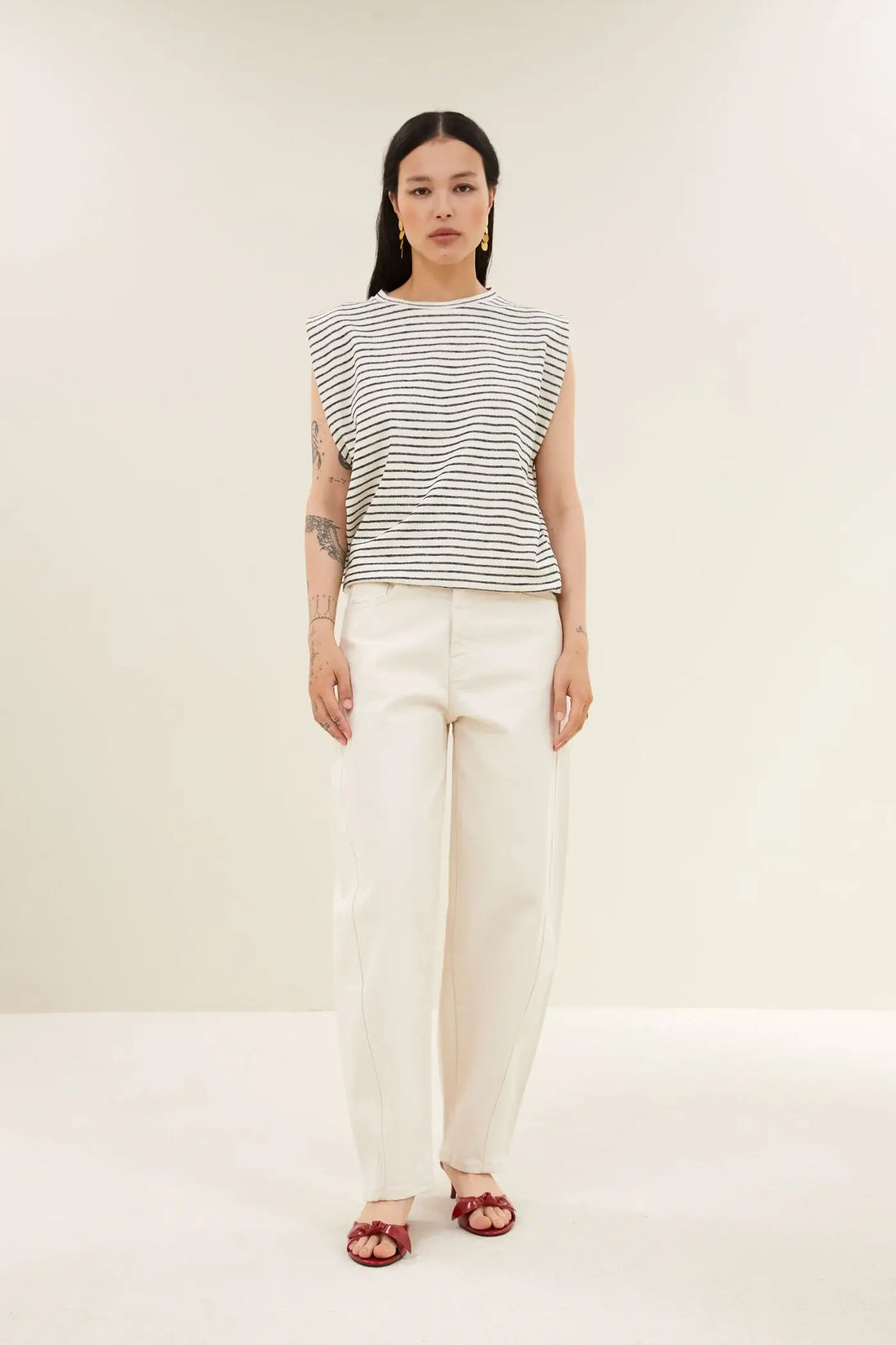 Begum Raw Jeans - Raw White