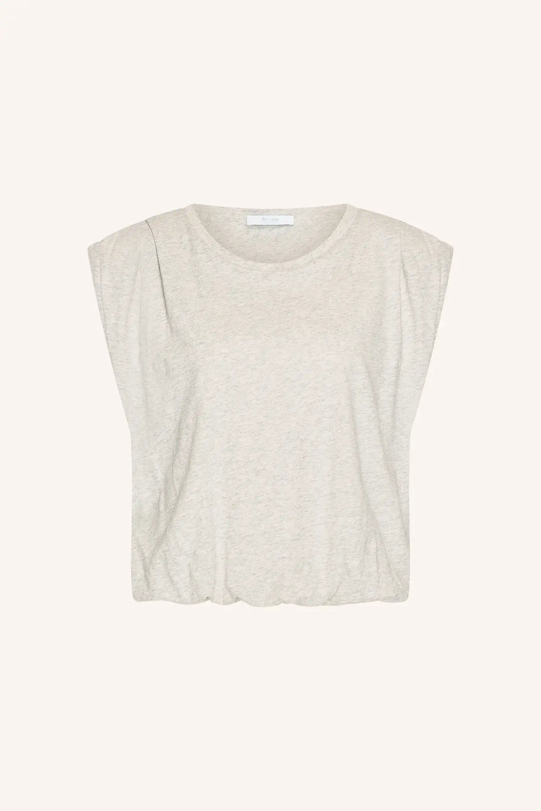 Nilou Jersey Top - Grey Melee