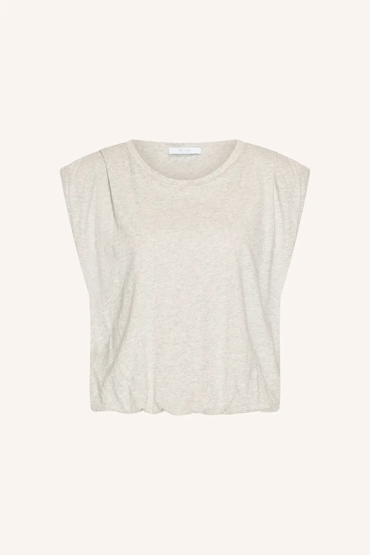 Nilou Jersey Top - Grey Melee
