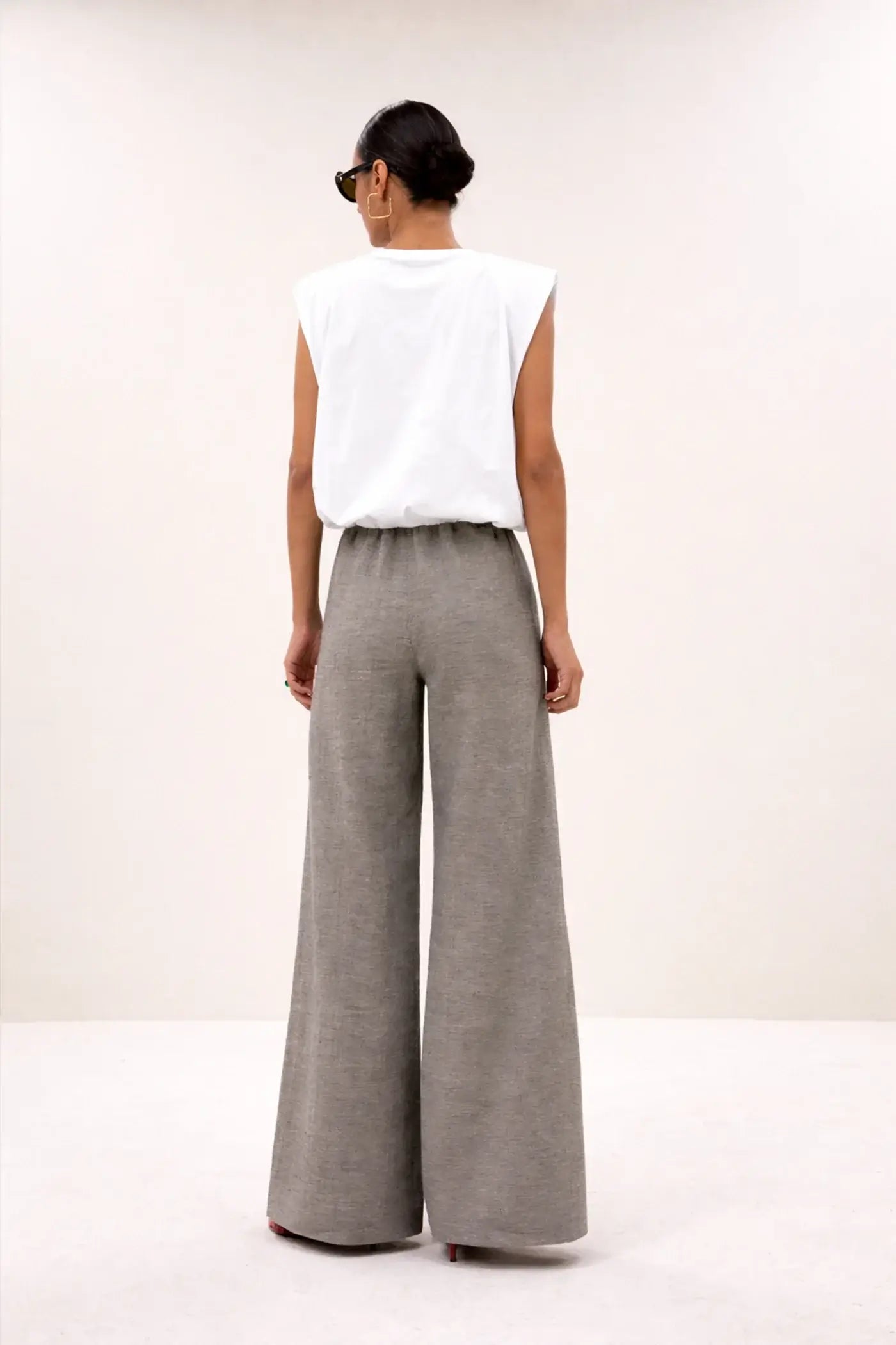Nilou Jersey Top - Off White