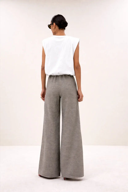 Nilou Jersey Top - Off White
