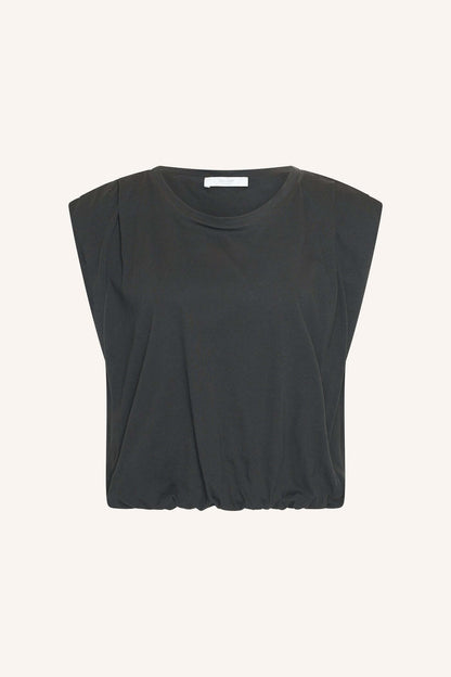 Nilou Jersey Top - Jet Black