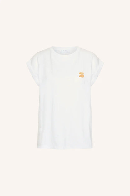 Tobi Flame Logo Top - Bright White