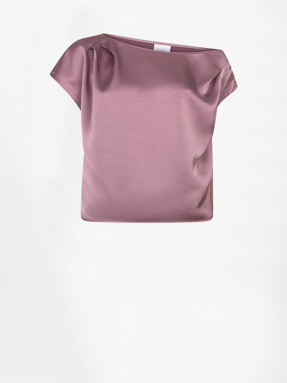 Roam Satin Drapey Top - Mauve