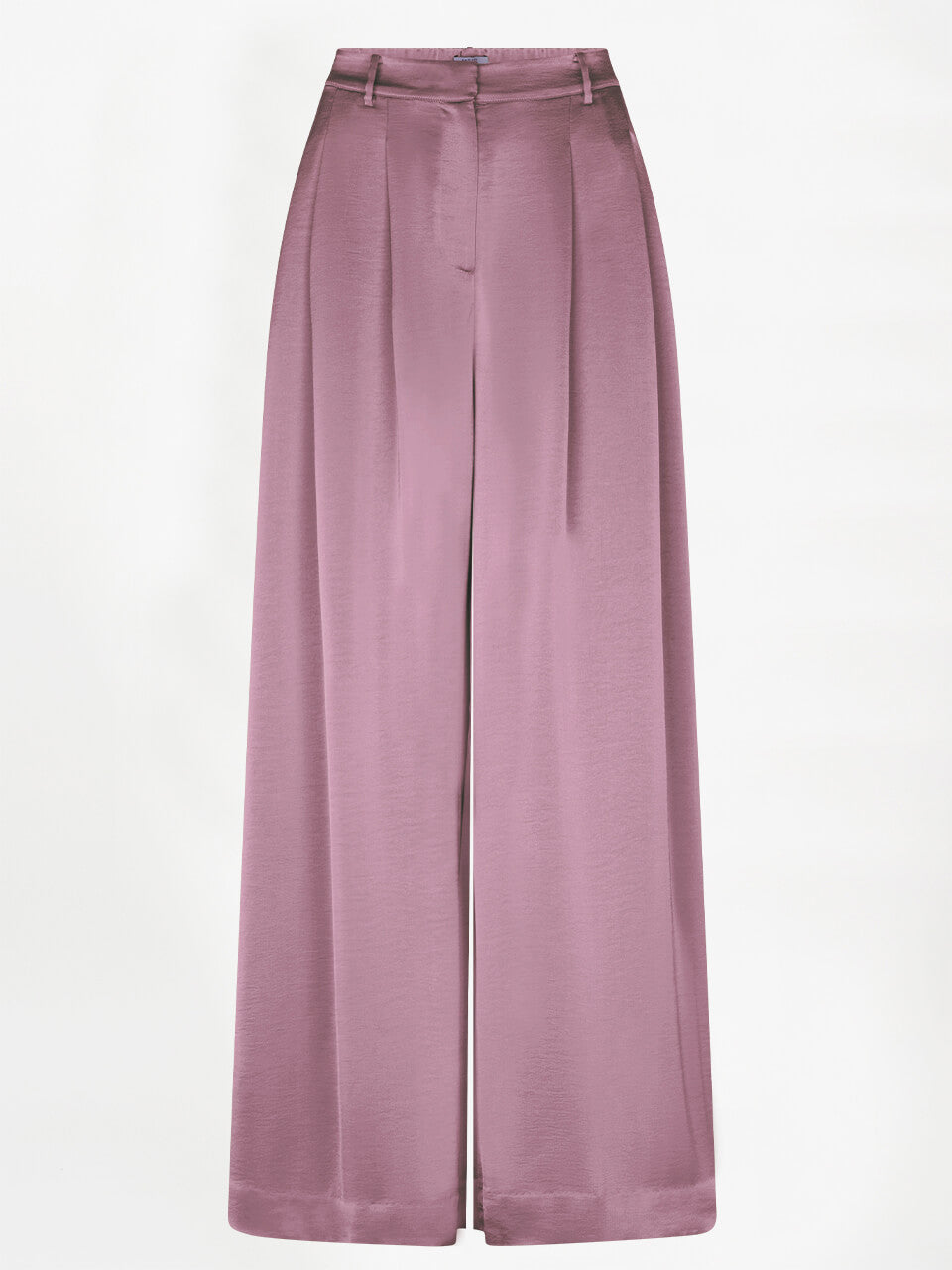 Onique Wide Leg Satin Pants - Mauve