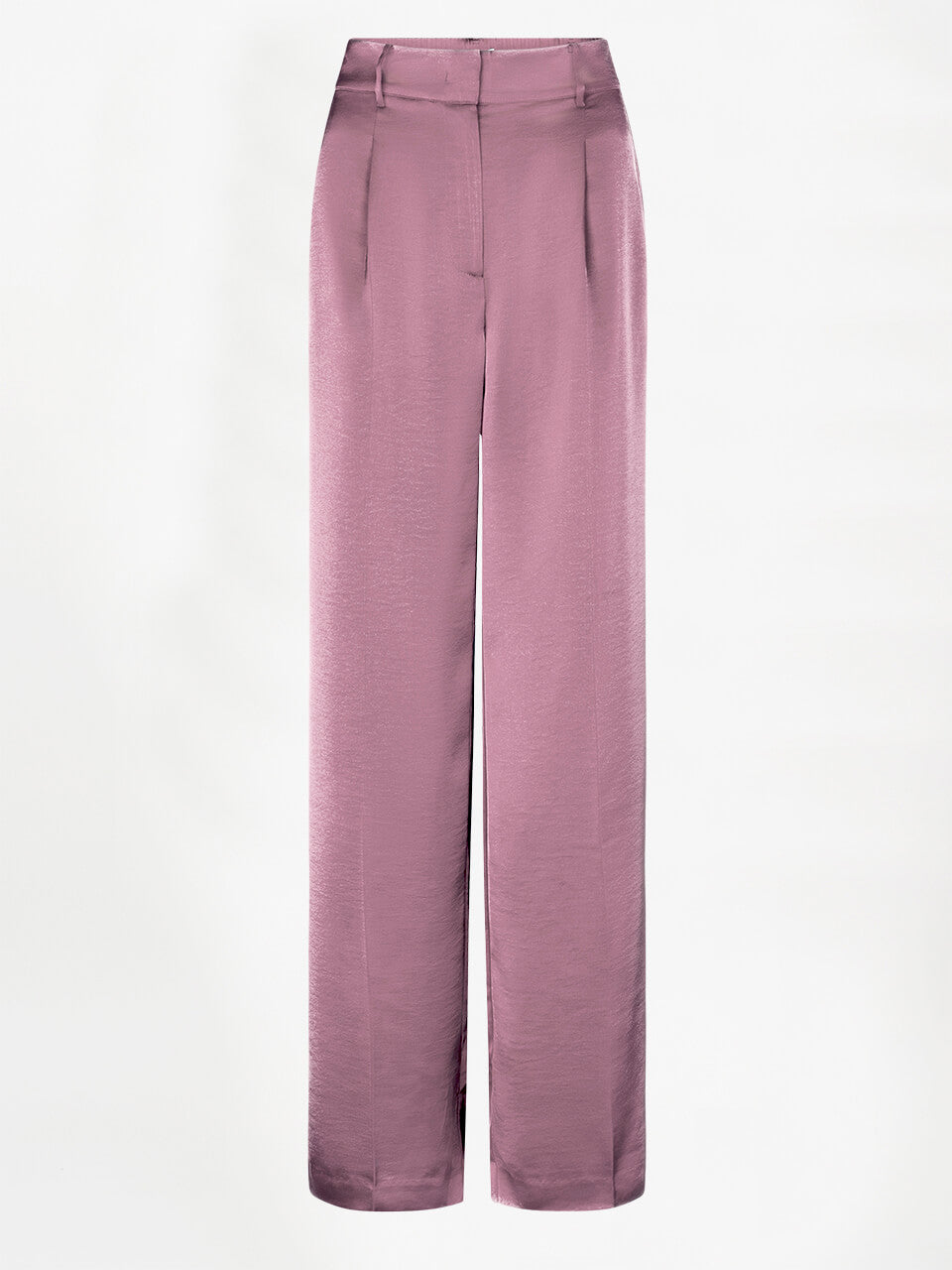 Jules Satin Smart Pants - Mauve
