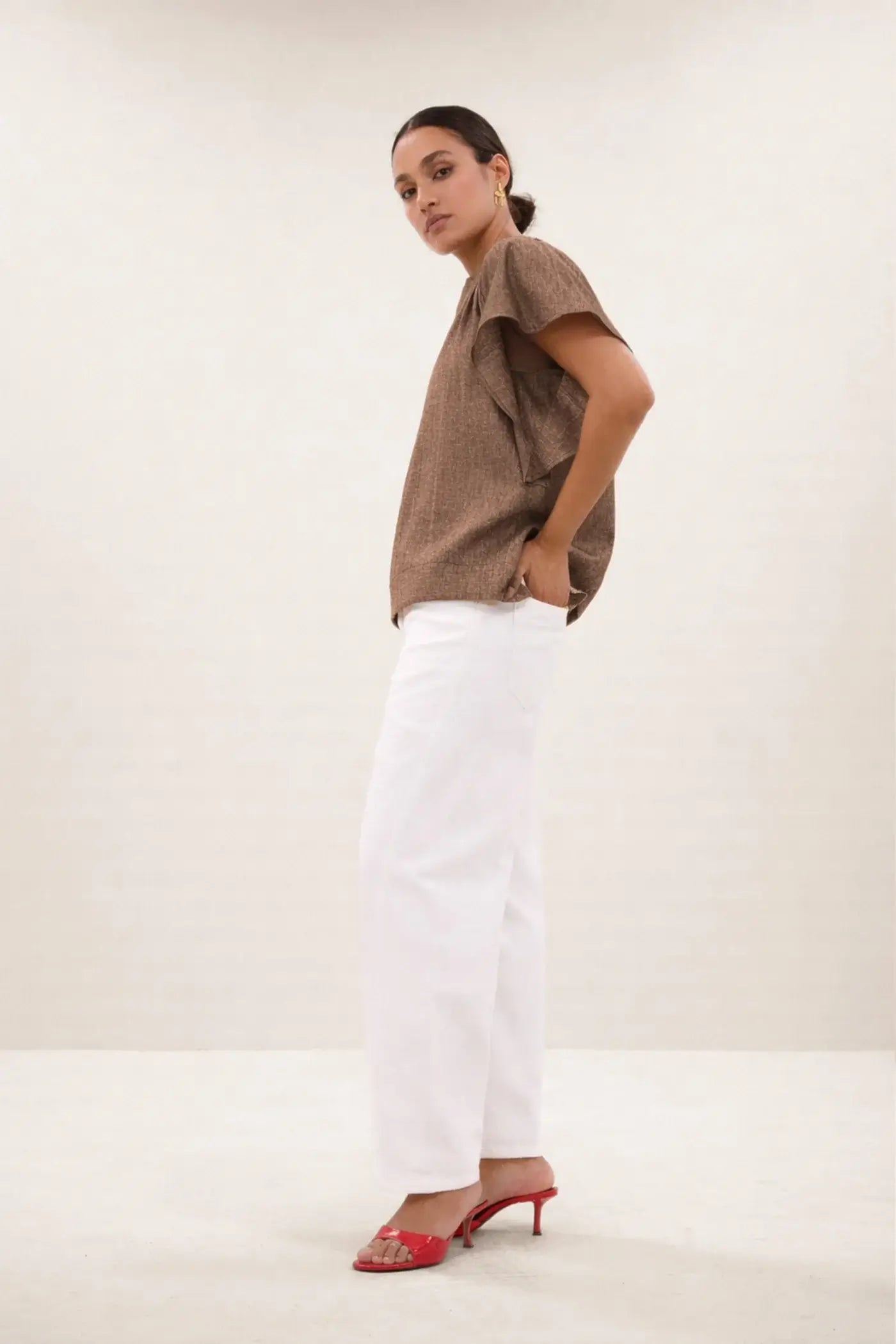 Begum White Jeans - White