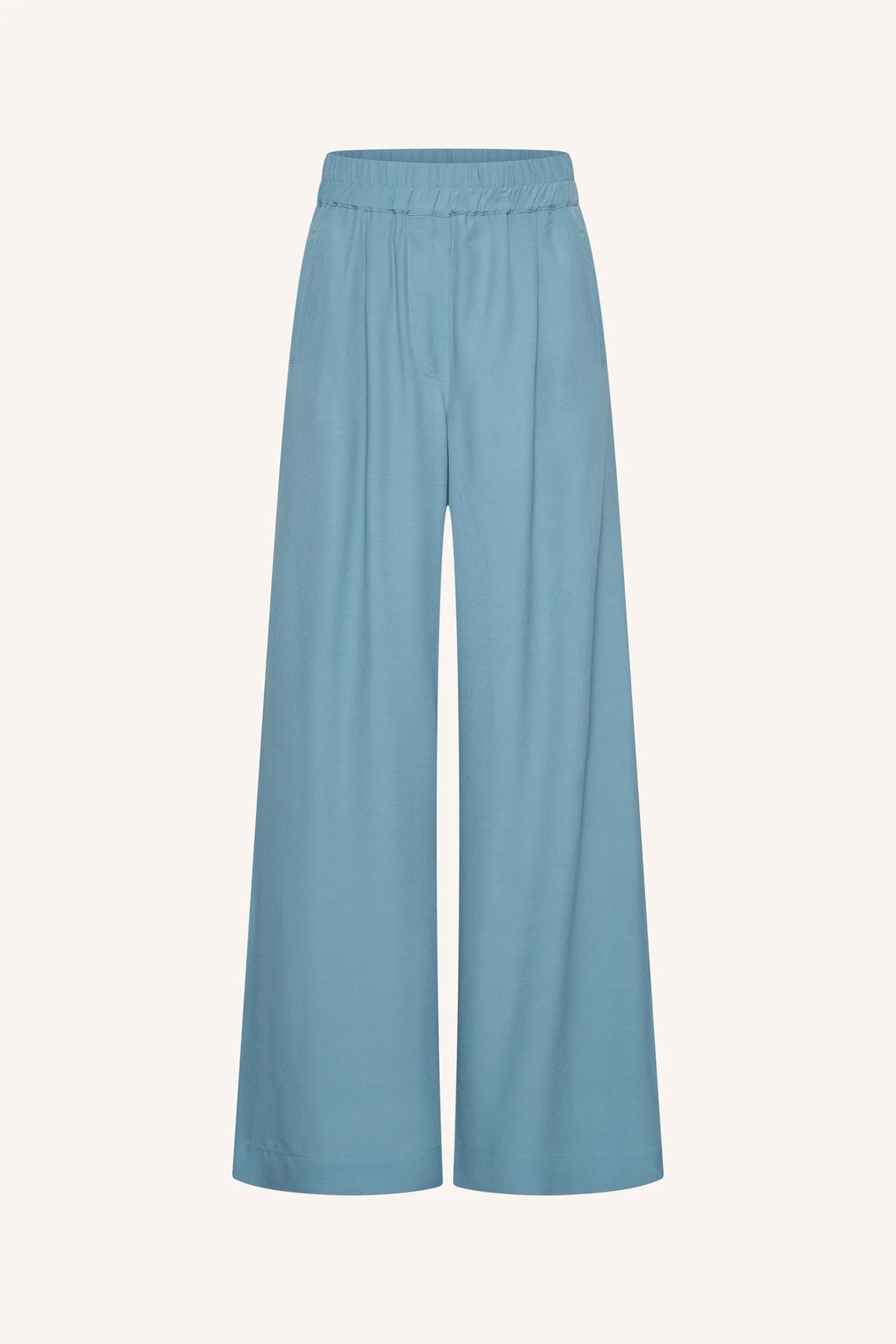 Benji Viscose Pants - Blue Stone