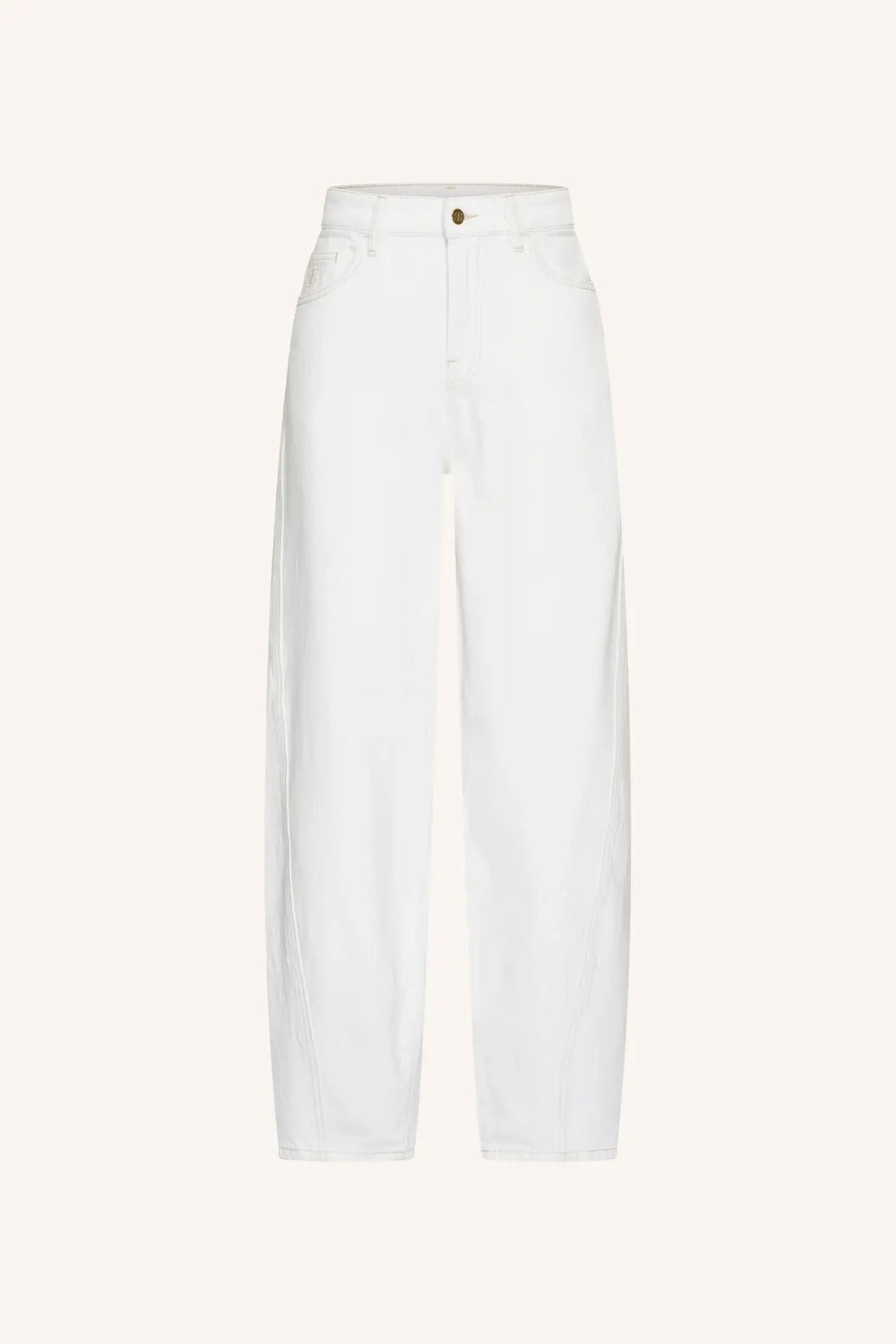 Begum White Jeans - White