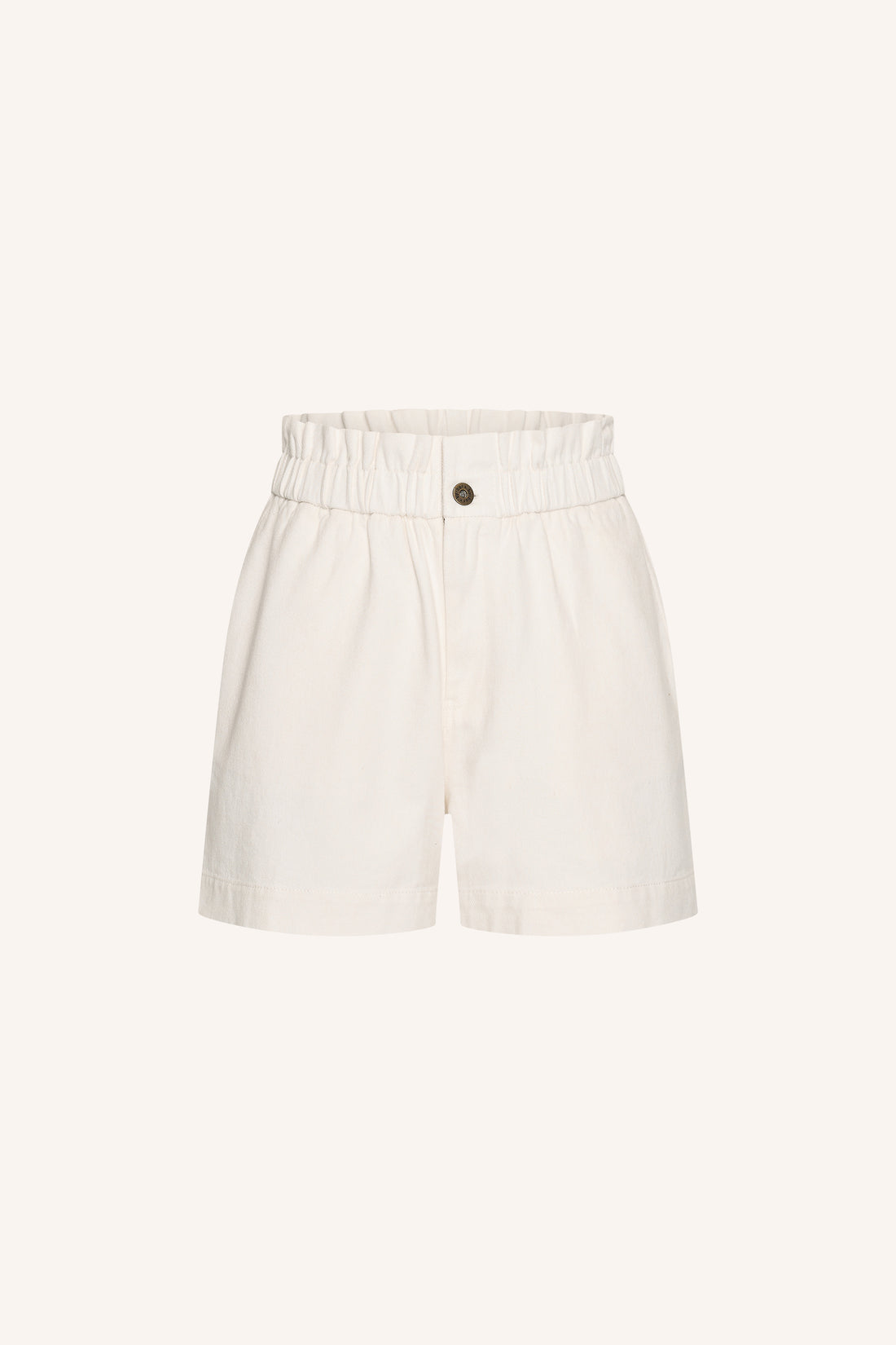 Leon twill short - Cloud White