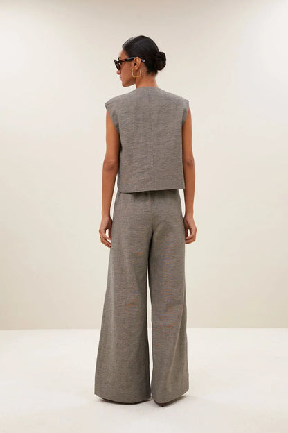 Nori Melange Gilet - Charcoal Melee