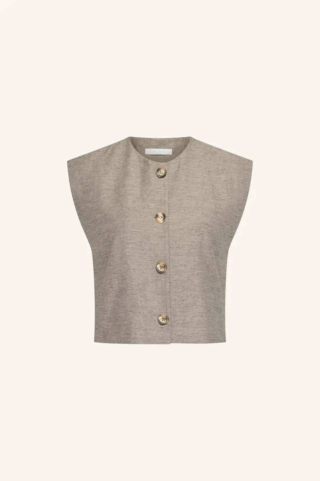 Nori Melange Gilet - Charcoal Melee