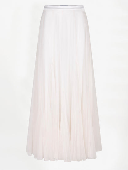 Taryn Tulle Maxi Skirt - Ivory
