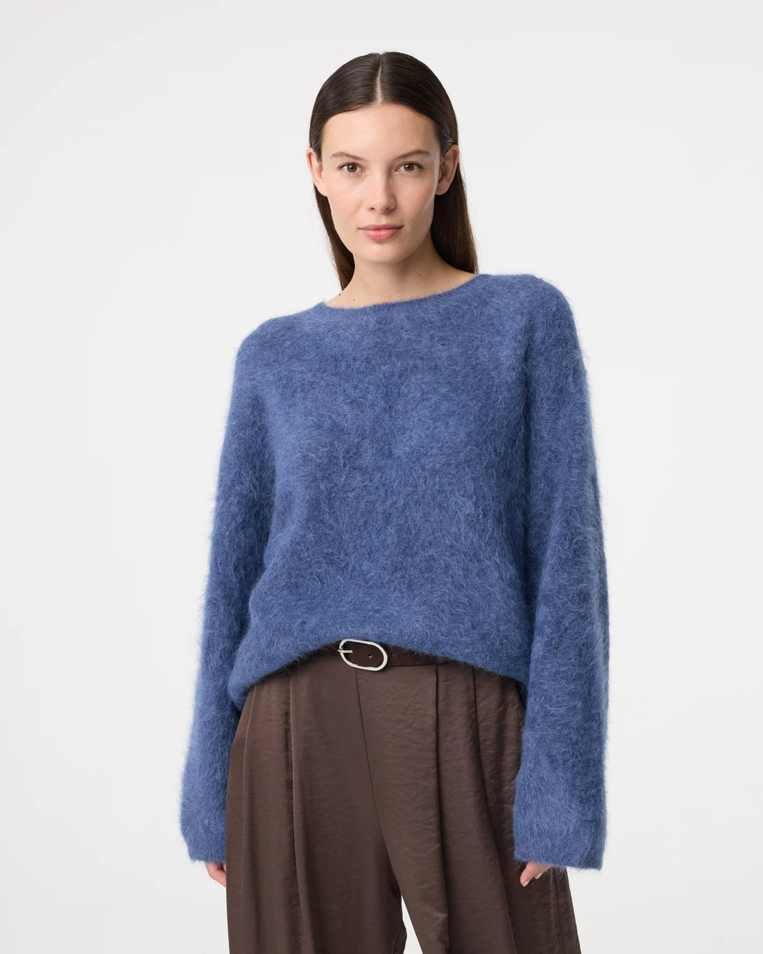 Amalia Pullover - Mid Blue