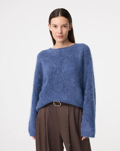 Amalia Pullover - Mid Blue