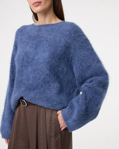 Amalia Pullover - Mid Blue