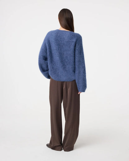 Amalia Pullover - Mid Blue