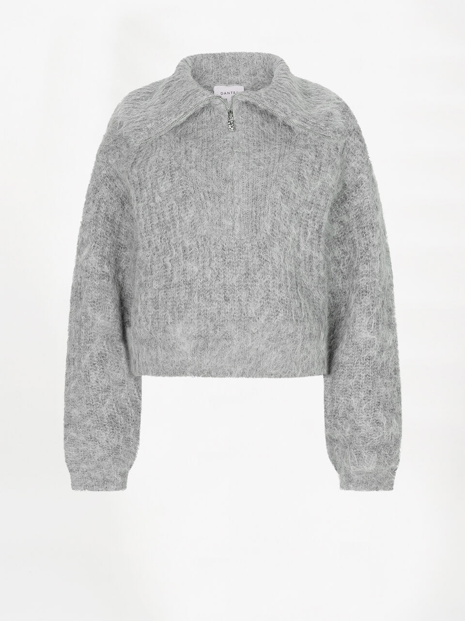 Emyla Zip Sweater - Heater Grey