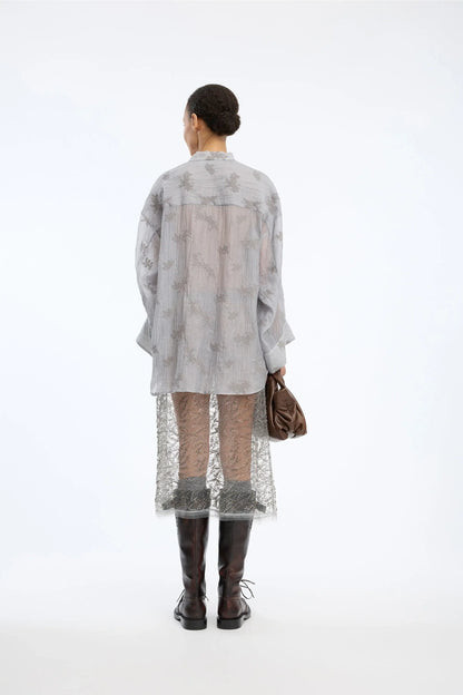 Fortuna Blouse - Light Grey
