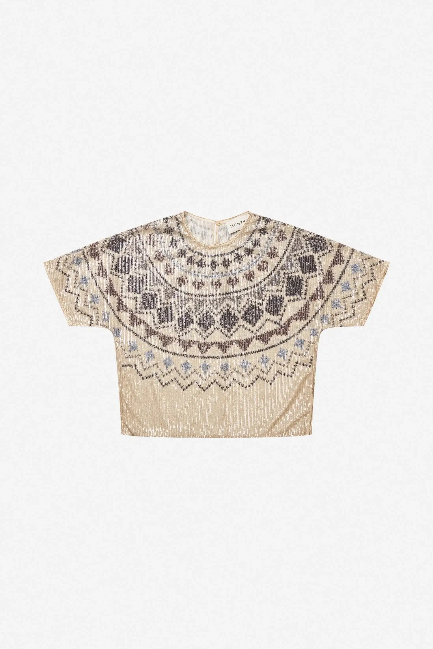 Vunny Knit Top - Print Camel
