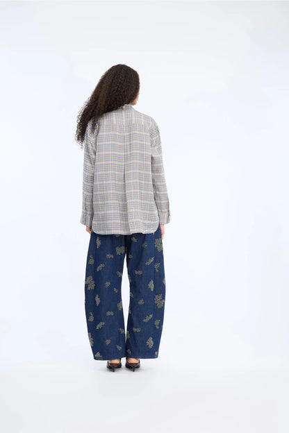 Veiling Blouse - Mix Blue