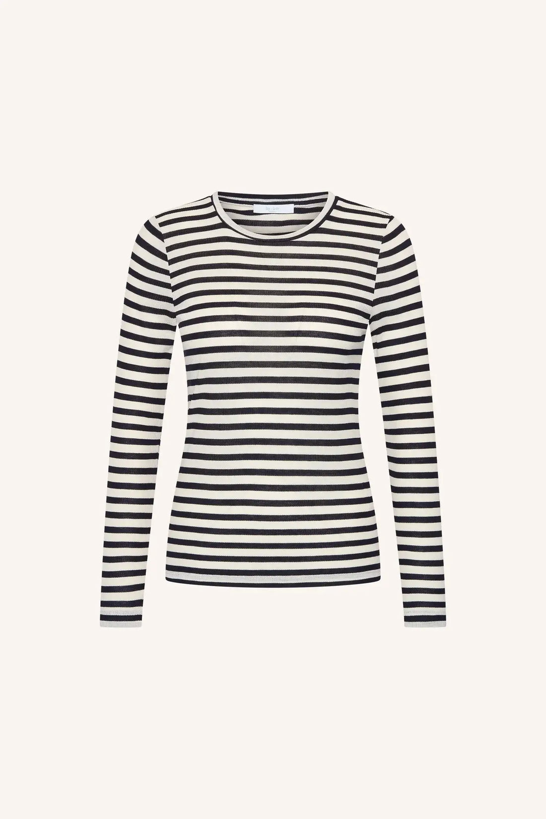Basic ls Rib Top – Moon Stripe