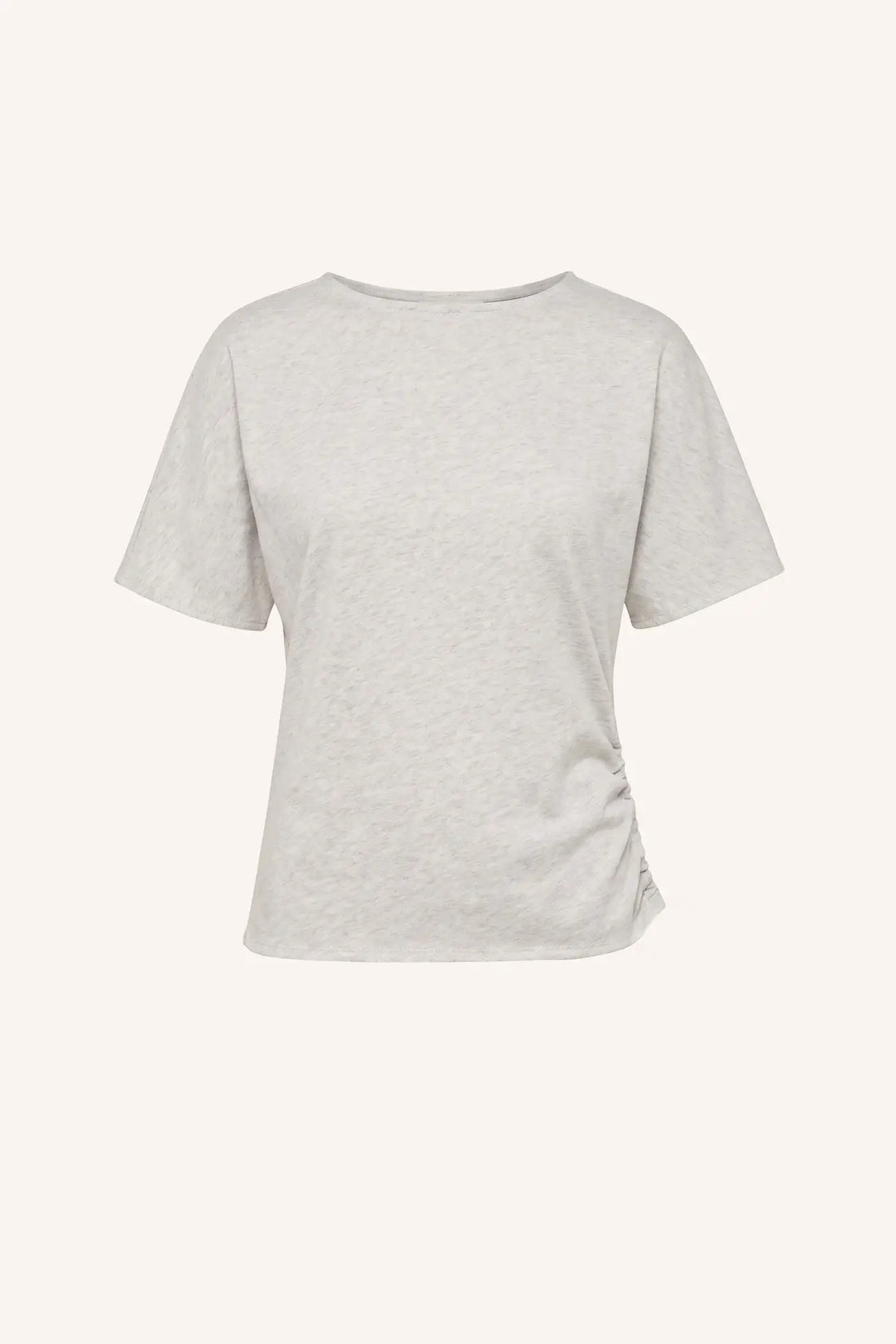 Lola Heavy Flame Top - Light Grey Melee