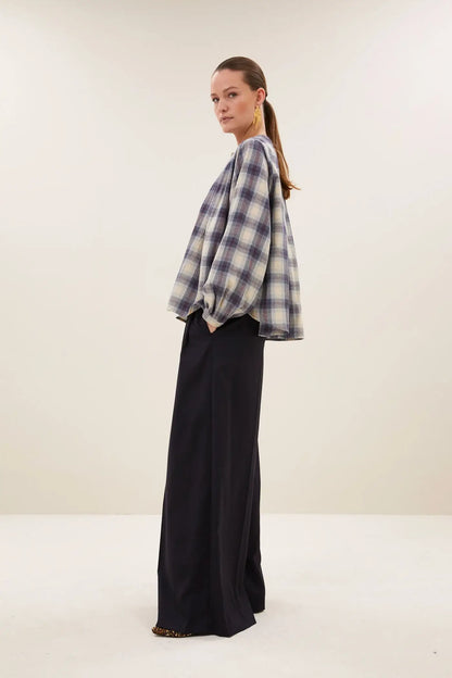 Nyka Tokyo Check Bluse - Tokyo Check