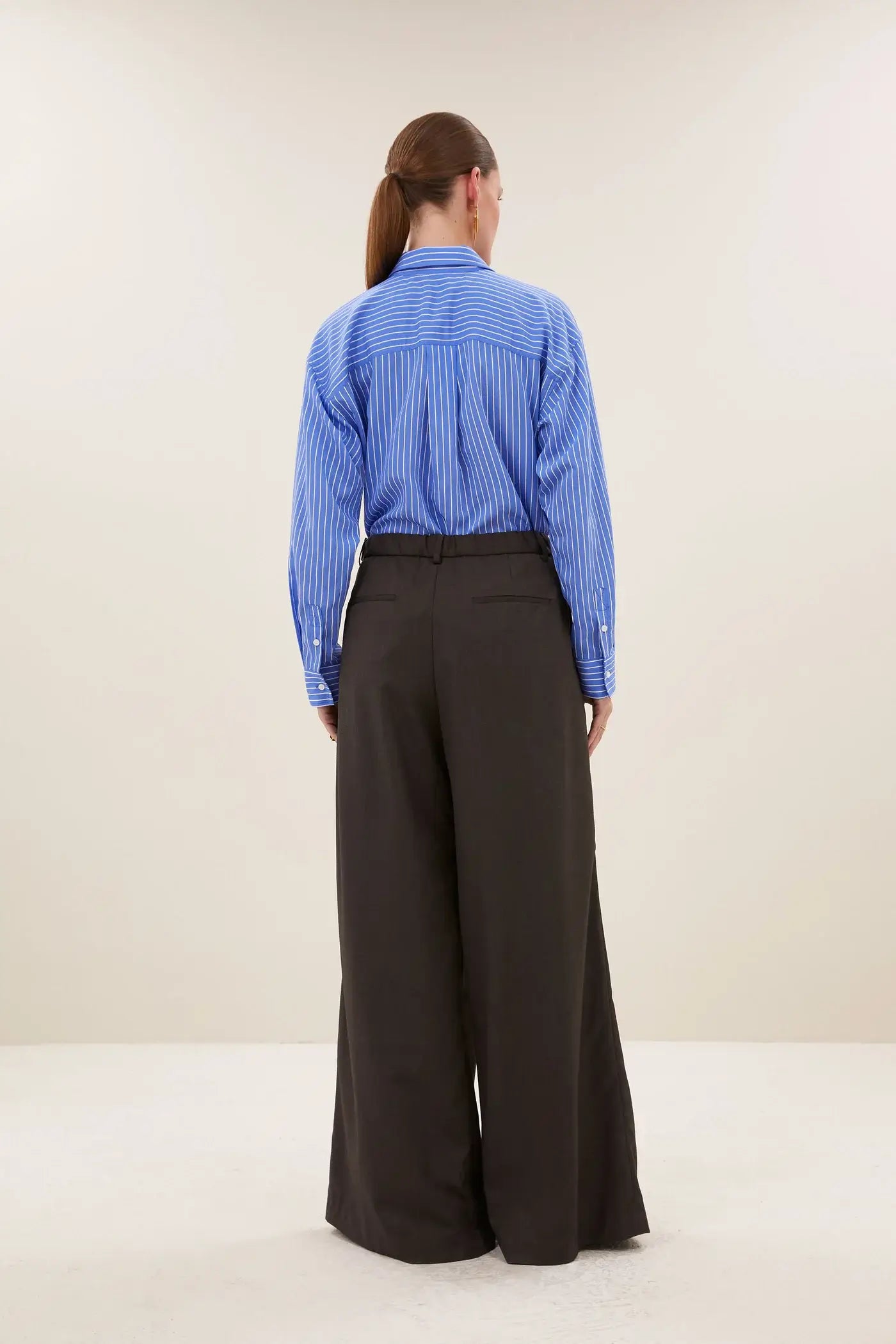 Iise Streifenbluse – Azulblaue Streifen