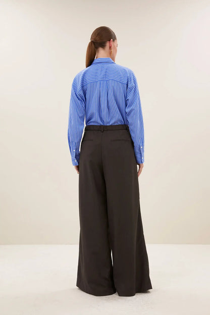 Iise Streifenbluse – Azulblaue Streifen
