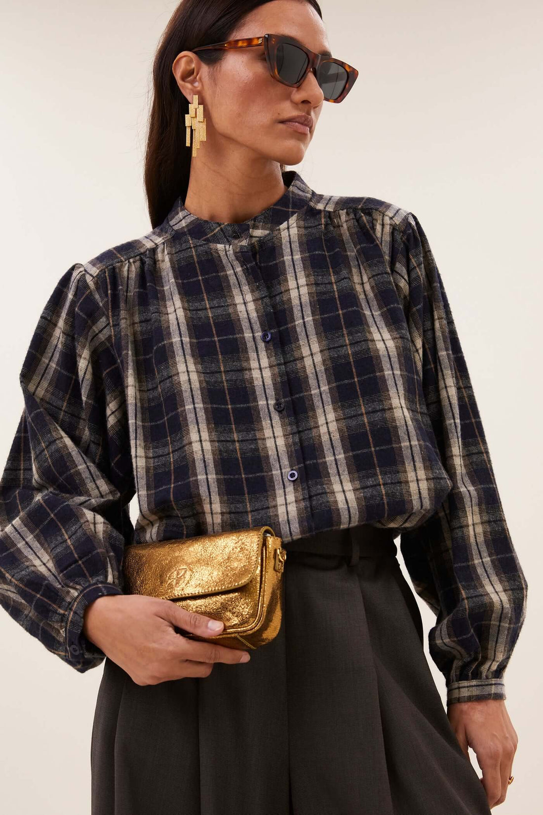 Jagger Check Bluse - Jagger Check