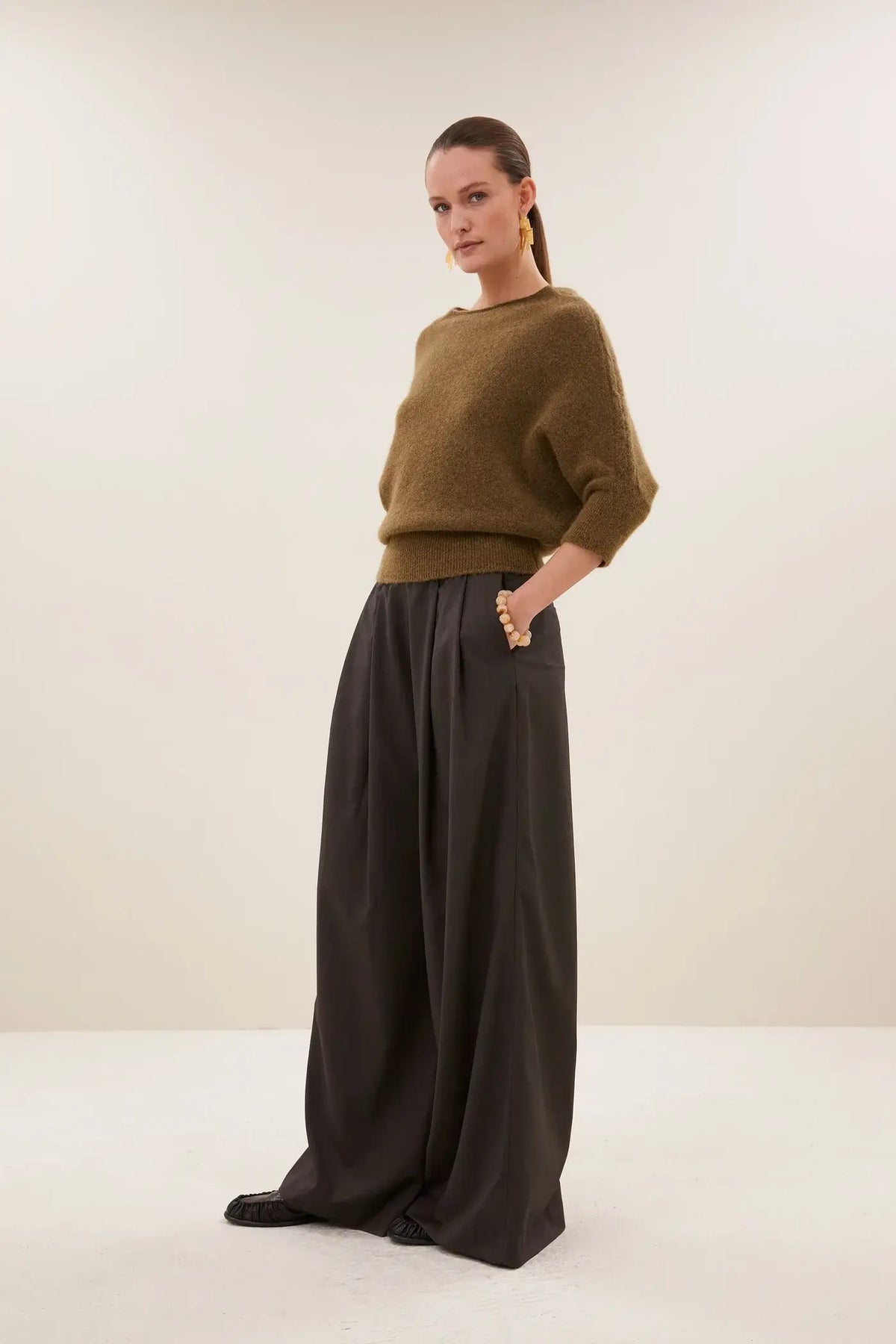 Kyoto Pullover - Golden Olive