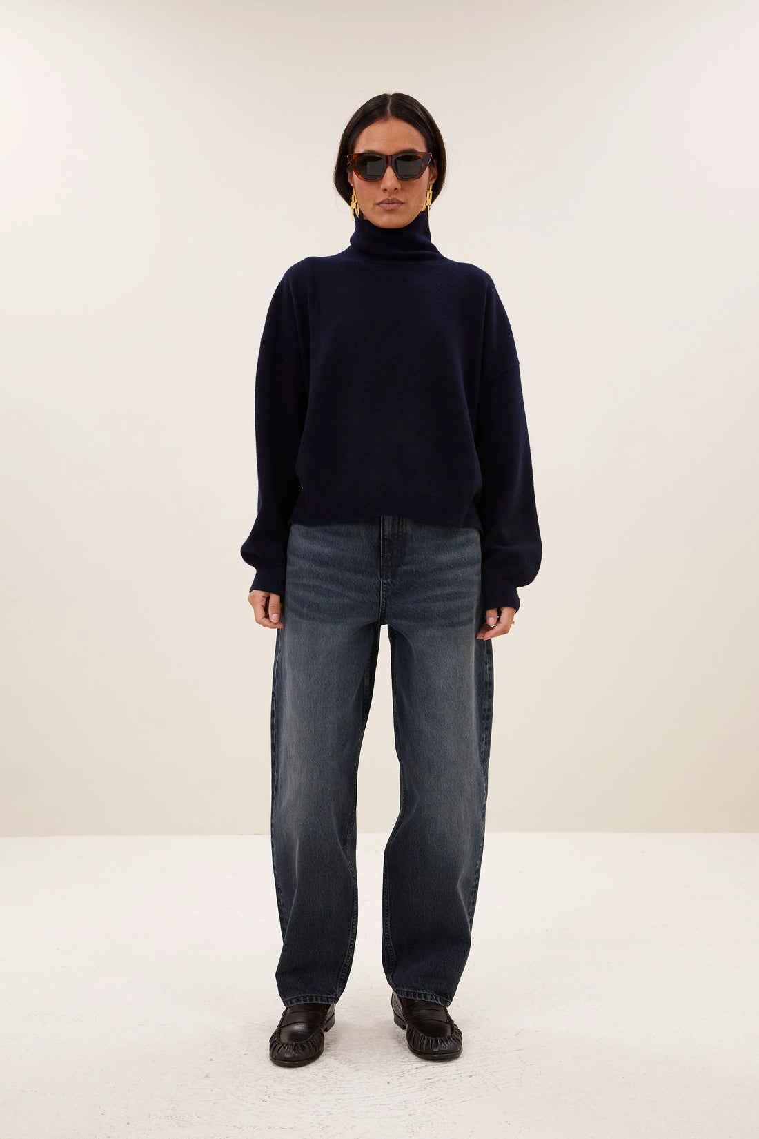Baloe Oil Jeans - Vintage Oil Blue