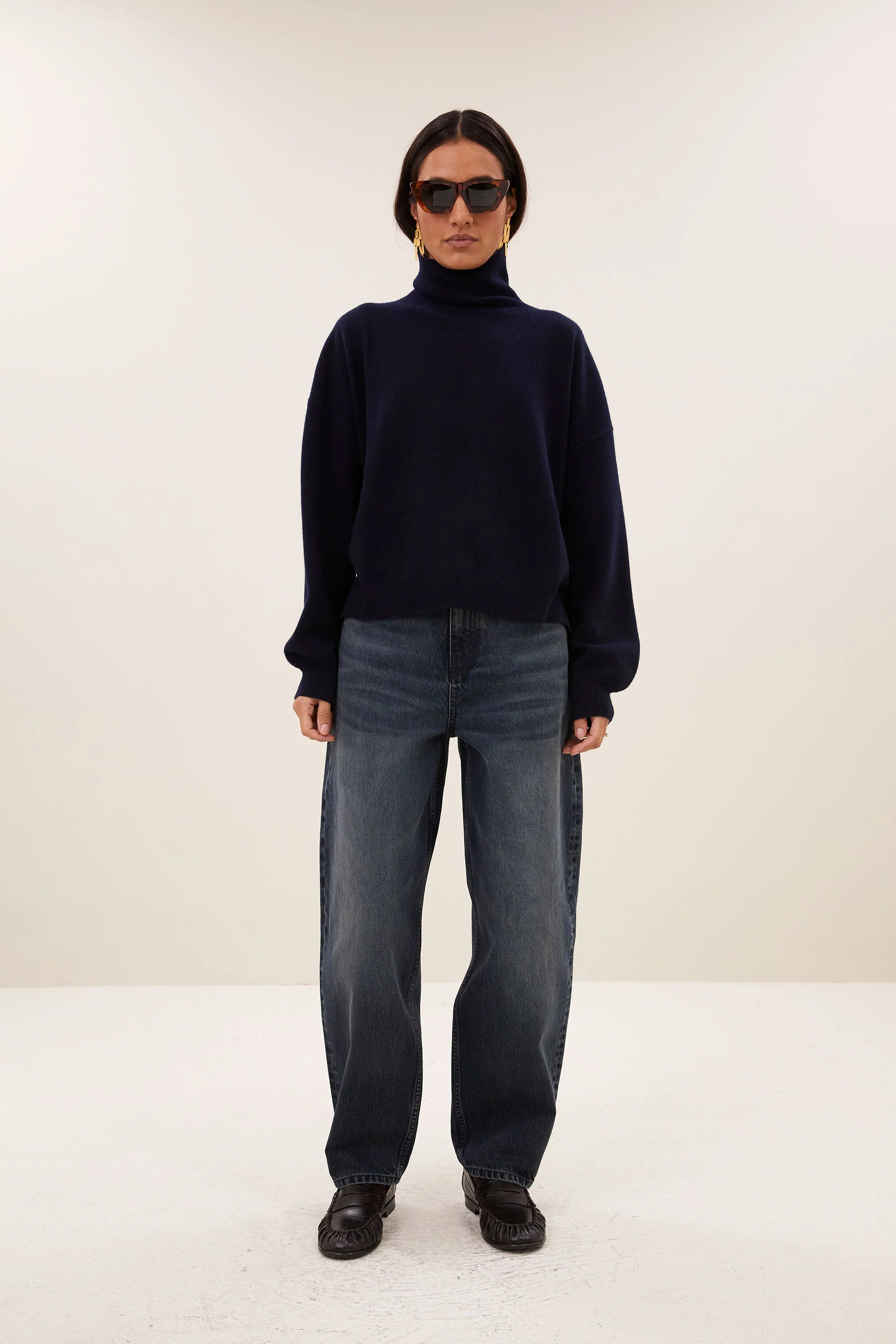 Baloe Oil Jeans - Vintage Oil Blue