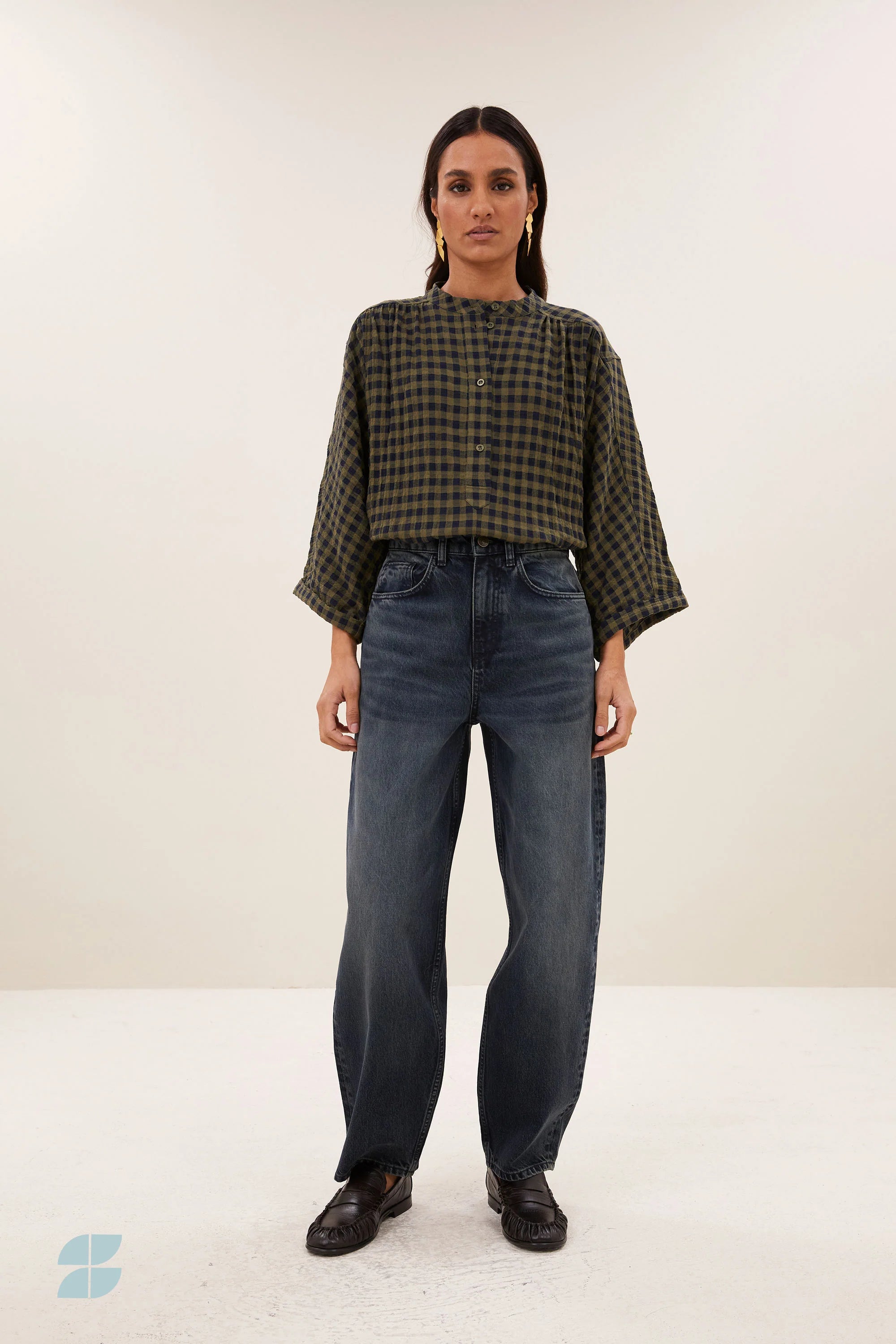Baloe Oil Jeans - Vintage Oil Blue
