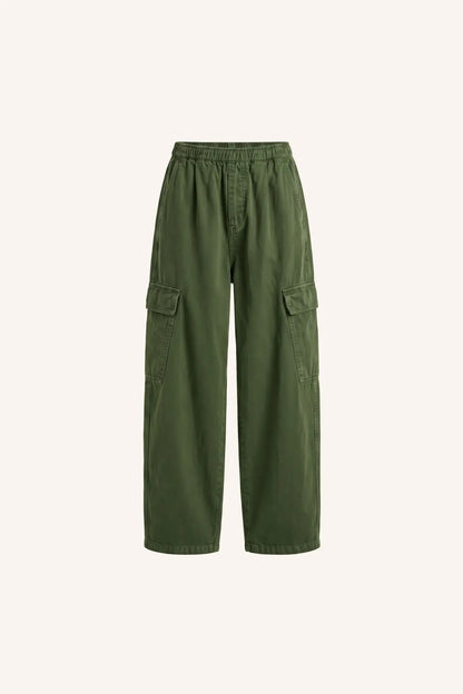 Matcha Heavy Twill Pants - Dark Olive