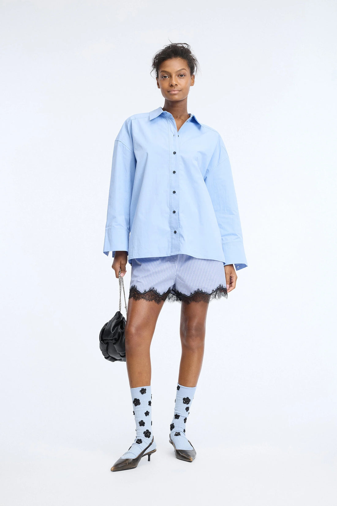 Contario Blouse - Light Blue