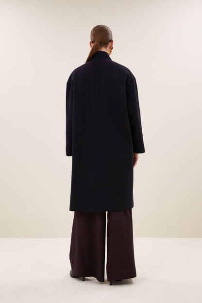 Macy Wool Coat - Midnight
