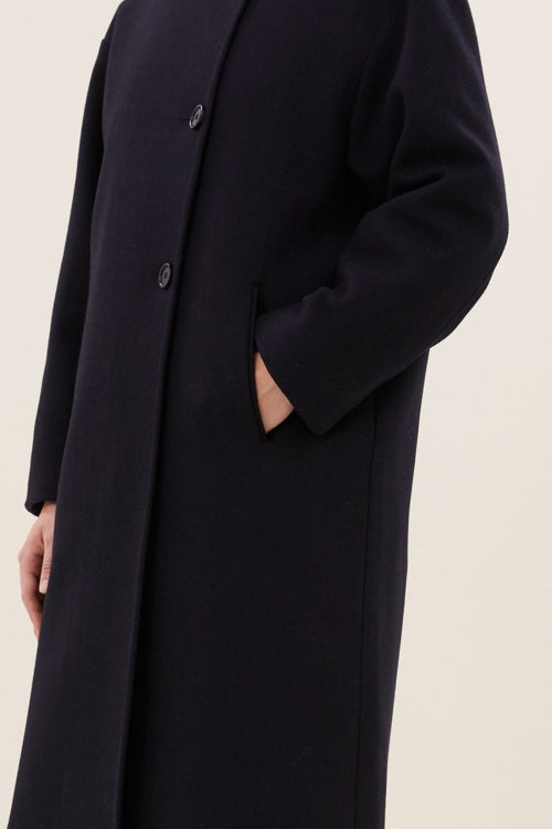 Macy Wool Coat - Midnight