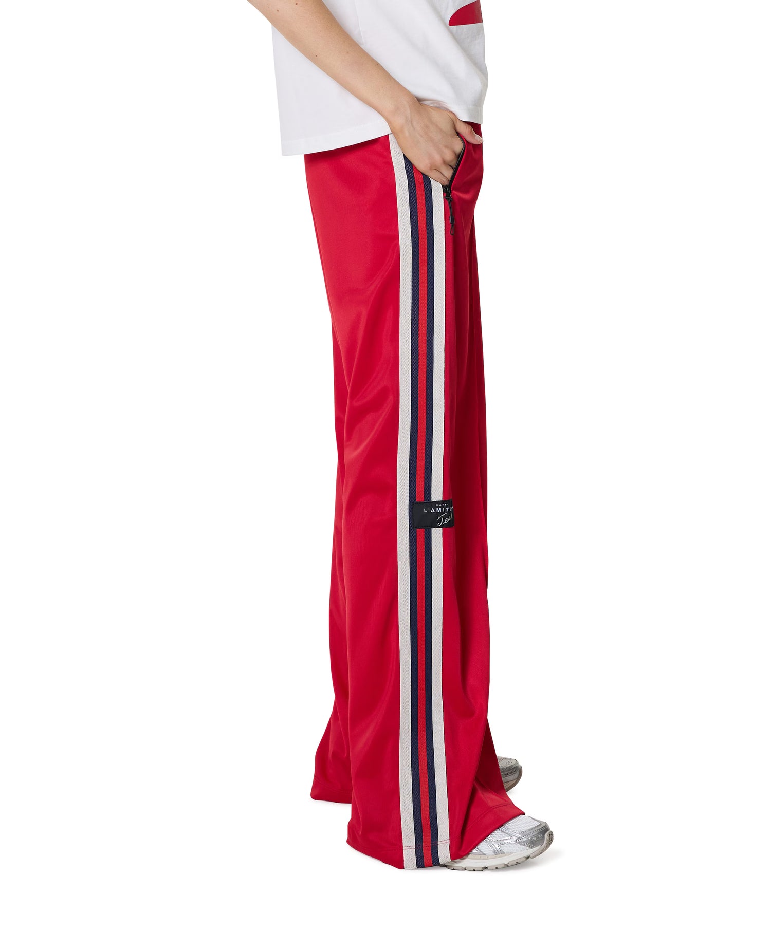 Baggy Track Pants - Red