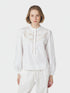 Aneliah C Poplin Emb Blouse - White