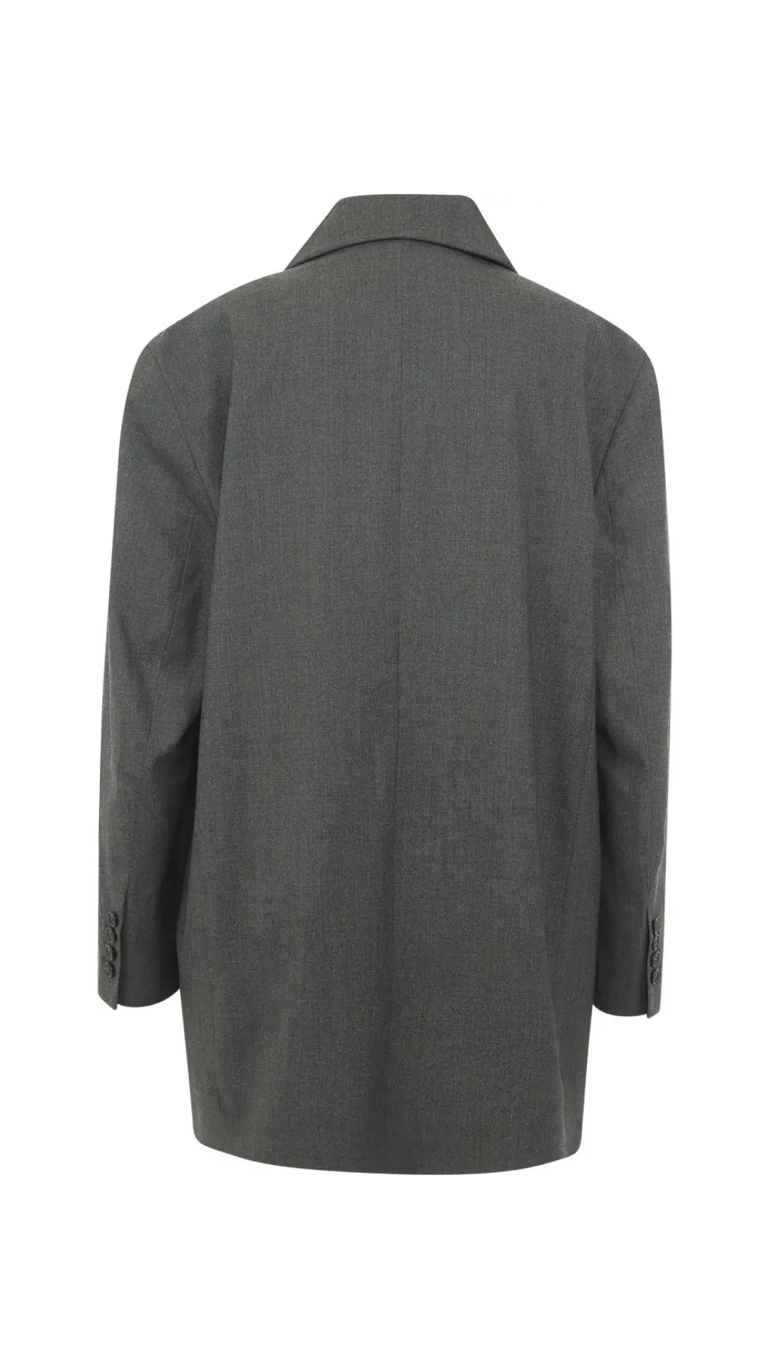 Natan Double Breasted Blazer - Dark Grey