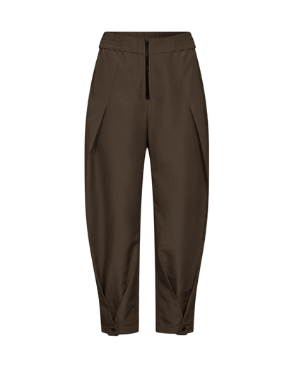 TriceCC Pleat LL Pant - Dark Brown