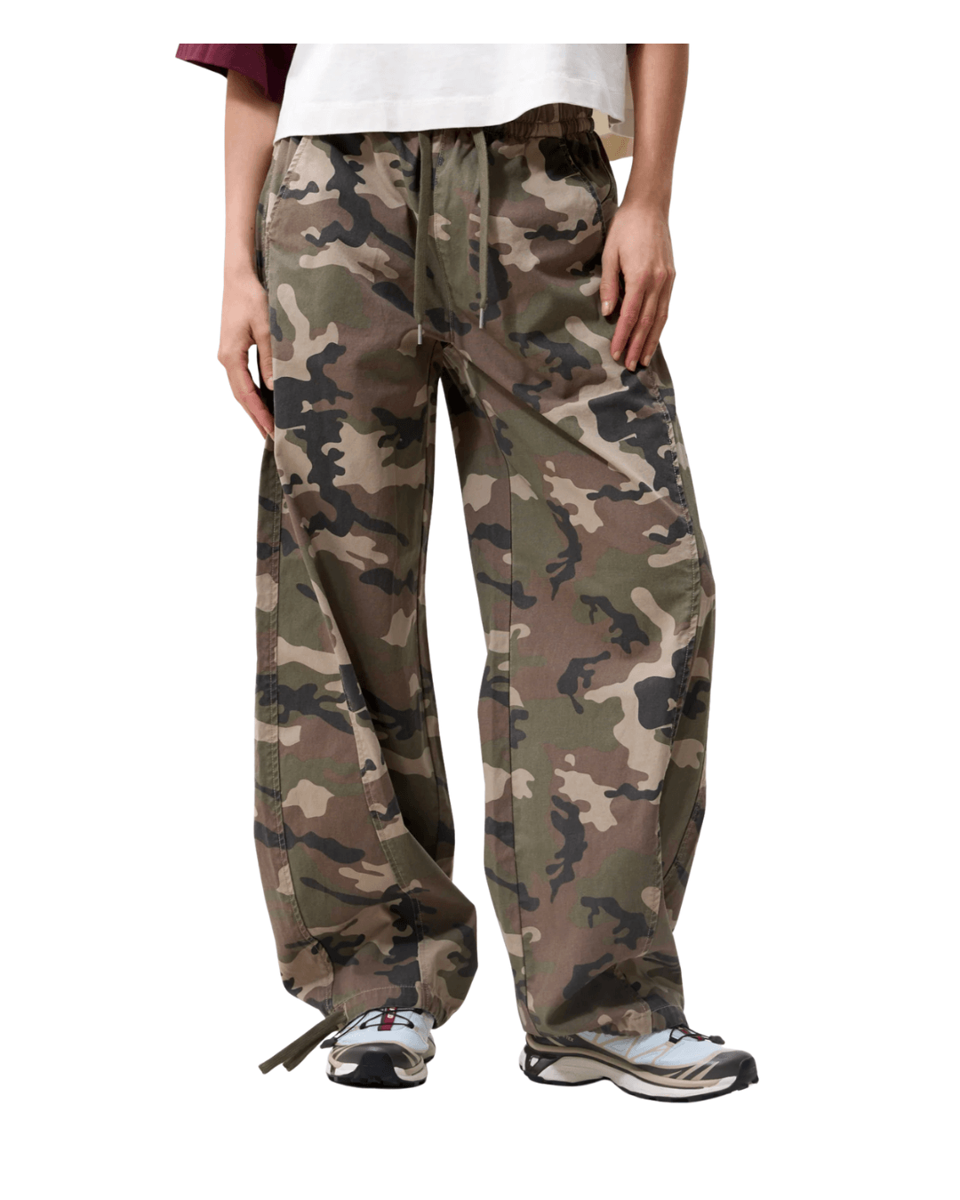Barrel Fit Camo Jogger - Mountain View