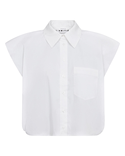 Dinnie NS Poplin Shirt - White