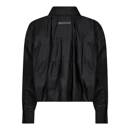 Sophie Din Coated Shirt - Black
