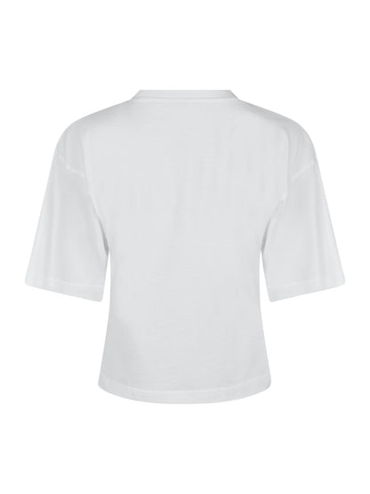 Asha Boxy Tee - White