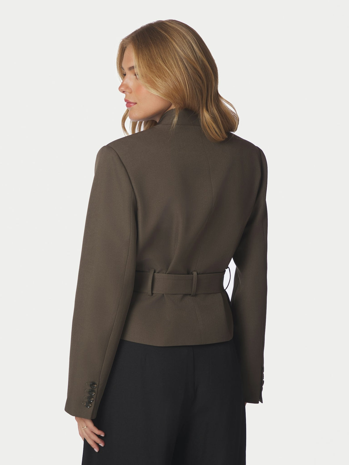 Kailyn Structure Blazer - Dusty Brown