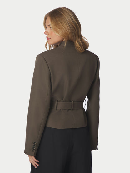 Kailyn Structure Blazer - Dusty Brown