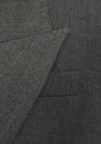 Natan Double Breasted Blazer - Dark Grey